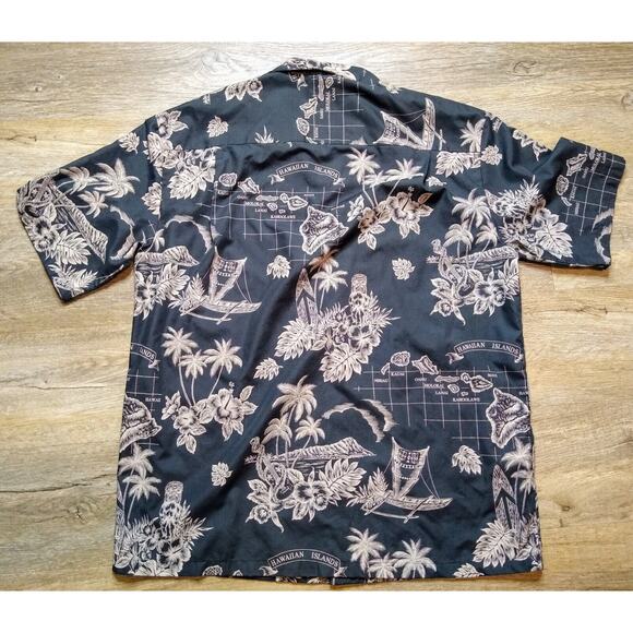 Vintage Hawaiian Togs Shirt Men’s Size XL Hawaii Island Short Sleeve Button Down - Picture 4 of 6